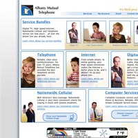 Website for Albany Mutual Telephone