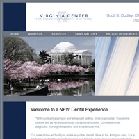 Website for Virginia Center For Cosmetic & General Dentistry