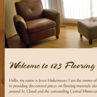 Website thumbnail for 123 Flooring