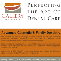 Ad thumbnail for Gallery Dental Duluth